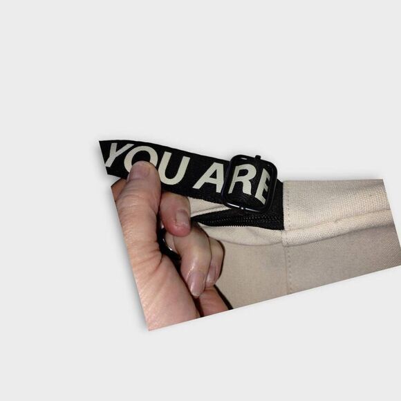 Jonathan Van Ness "JVN" Canvas tote‎ Zipup Bag "Come as You are" 12x8.5 - Picture 5 of 8